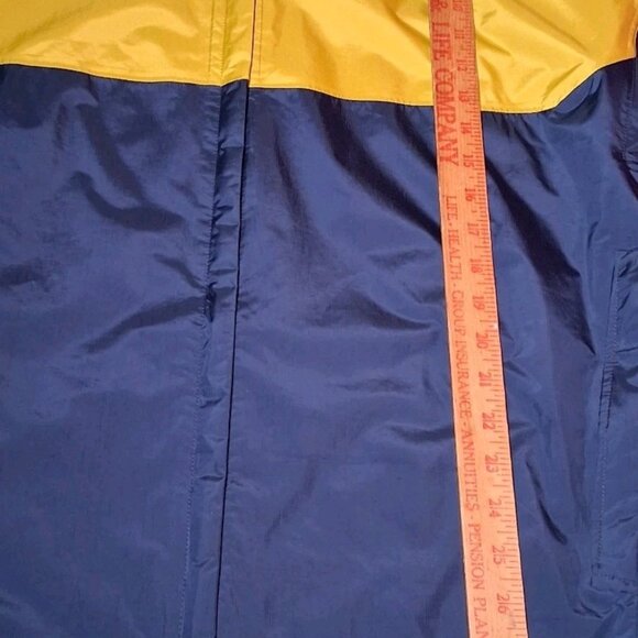 Patagonia Torrentshell Rain Jacket Men XL Blue Chartreuse Colorblock h2no Hiking - Picture 5 of 16